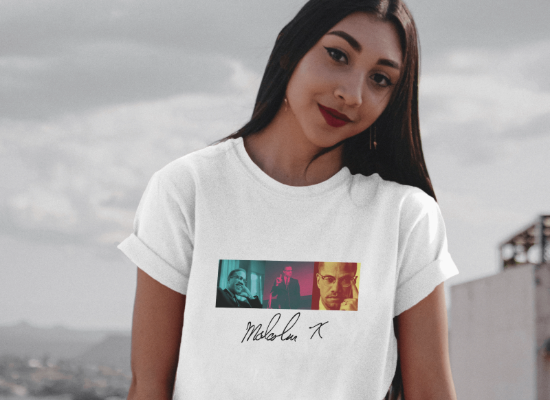 The pop art craze: the evolution of modern fashion | Blog | Malcolm X Pop Art T-Shirt | VibeVerse Clothing