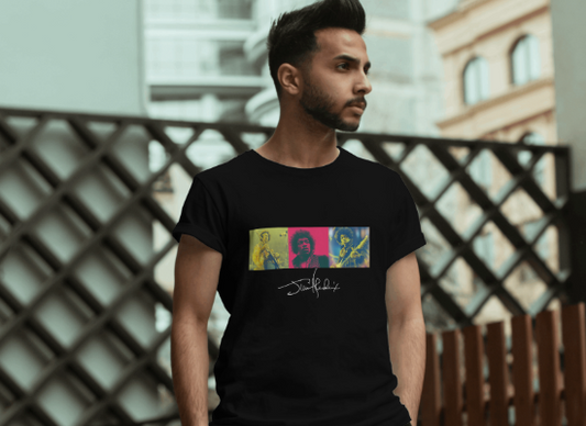 Celebrating Jimi Hendrix: A Pop Art Icon | Blog | Jimi Hendrix Pop Art T-Shirt | VibeVerse