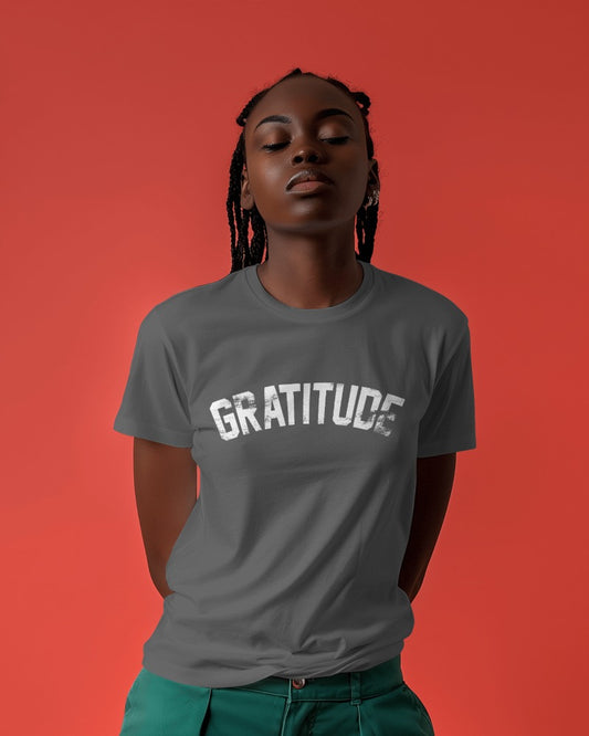 The Power of Gratitude: A Key Principle of Success | Gratitude Tee | Single Power Words