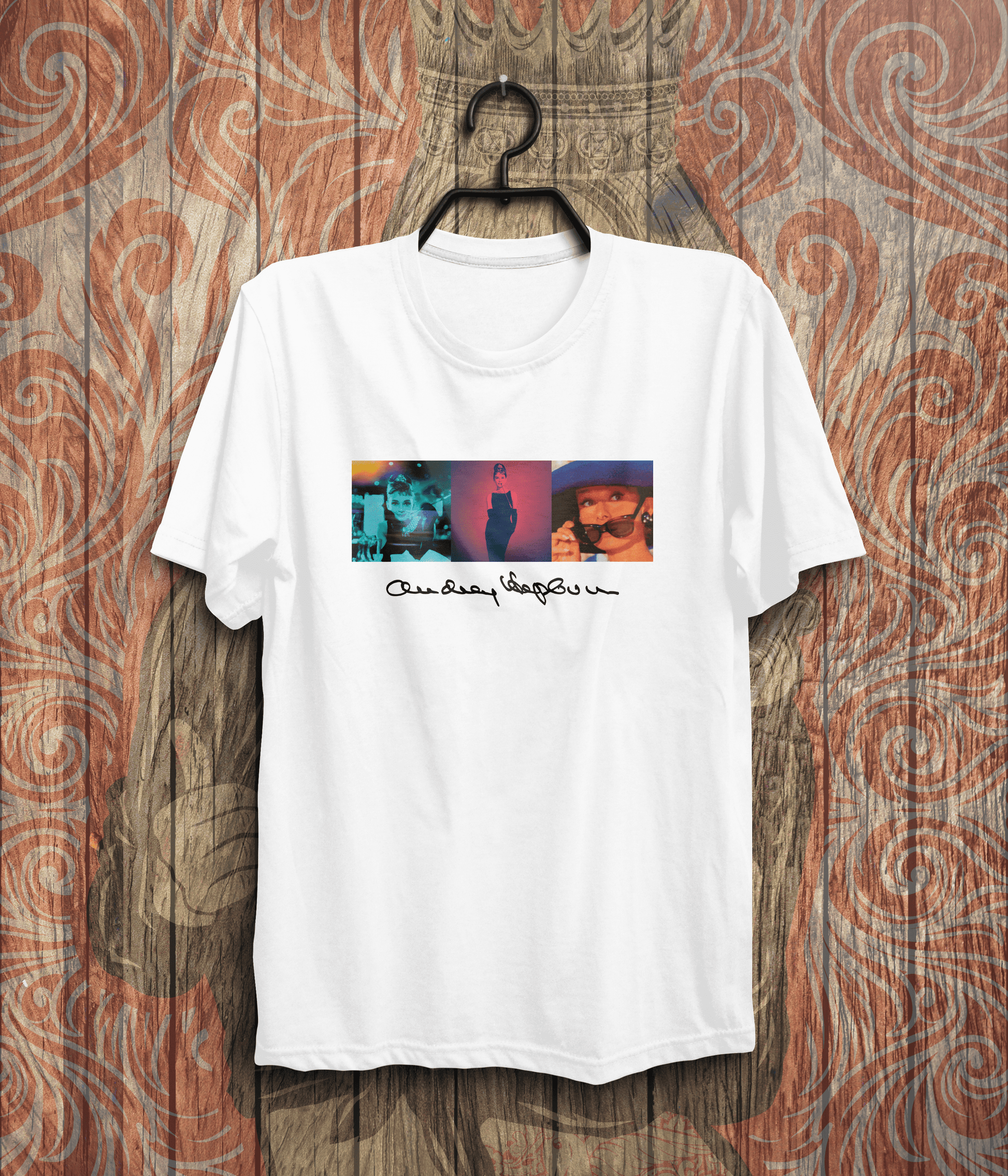 Audrey Hepburn Pop Art T-Shirt | Famous Women T-Shirt | Cultural T-Shirt | Icon T-Shirt In White