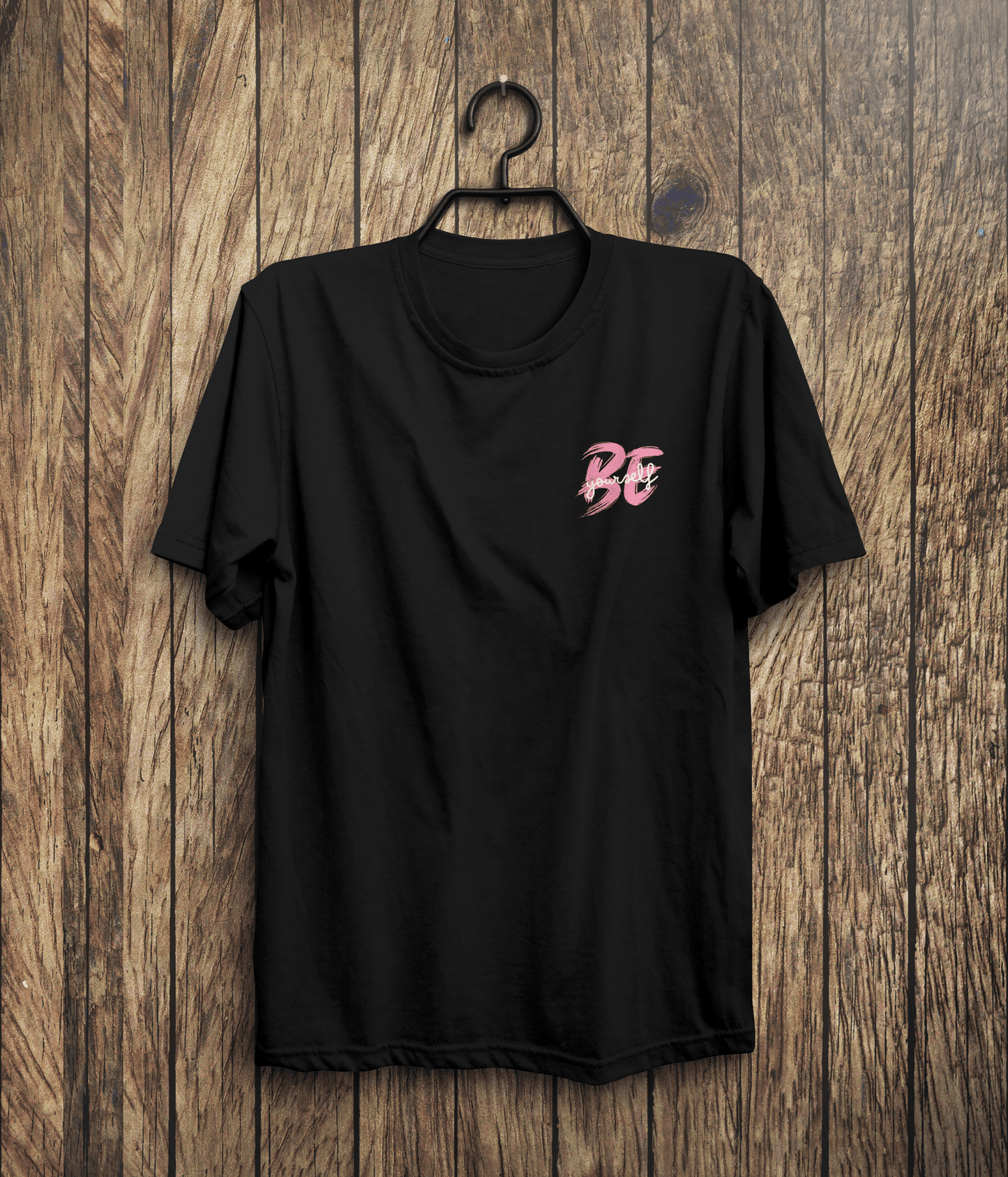 Be yourself | Motivational T-Shirt | Quote T-Shirt | Dignity & Self-Respect T-Shirt In Black