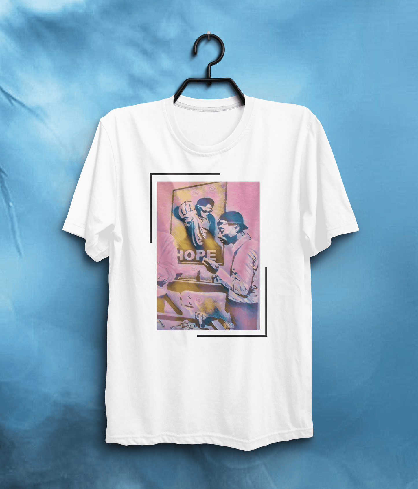 Hope Graphic Quote T-Shirt Inspired by Tupac Shakur In White