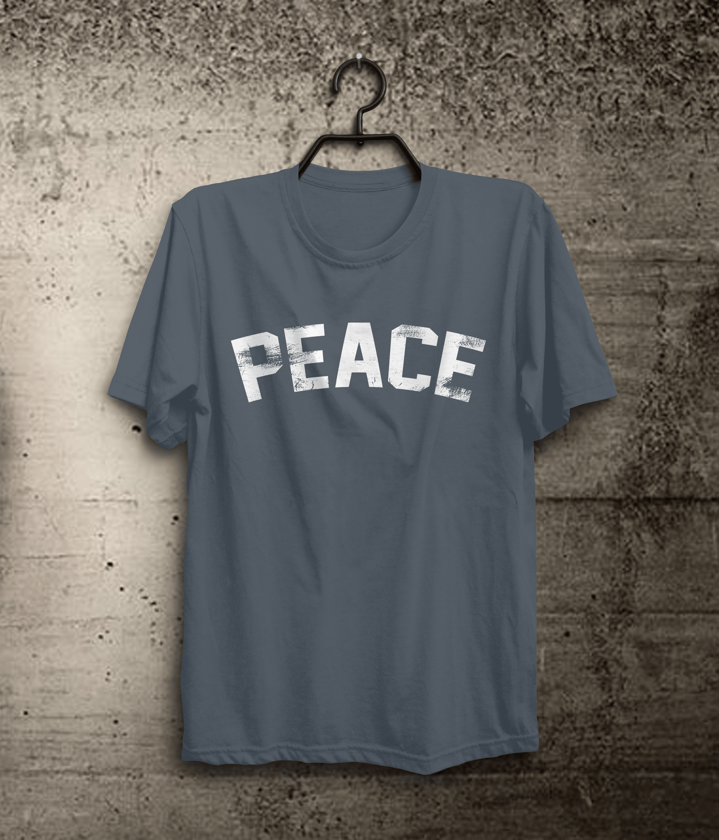 Peace T-Shirt: Embody Peace - Premium Comfort Tee | Single Power Words In Charcoal