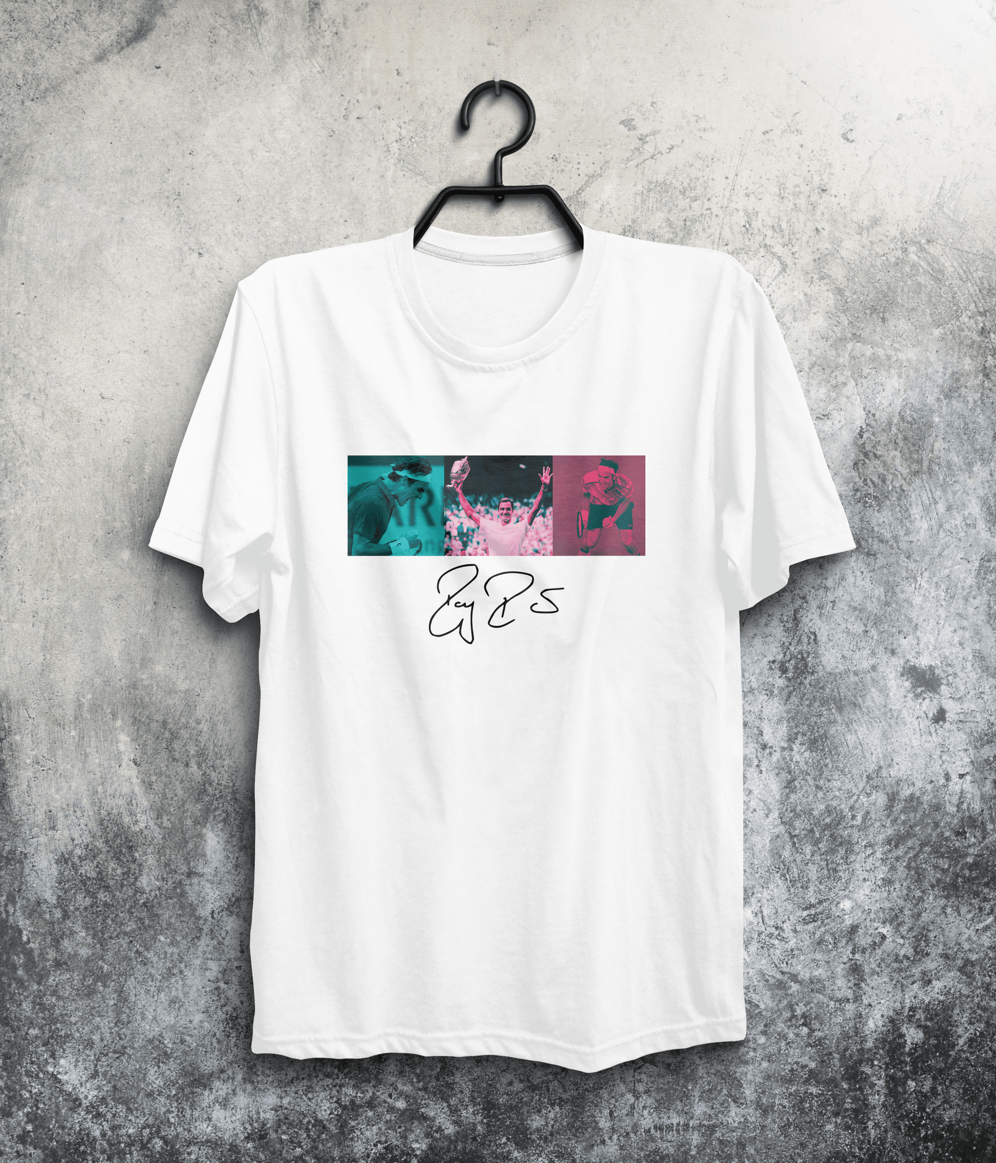 Roger Federer Pop Art T-Shirt | Tennis T-Shirt | Cultural T-Shirt | Icon T-Shirt In White
